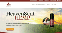 Desktop Screenshot of heavensenthemp.com